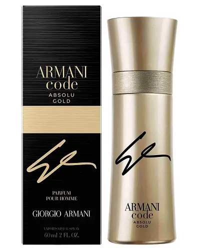 armani gold bottle perfume