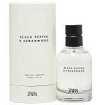 Black Pepper & Cedarwood cologne for Men  by  Zara