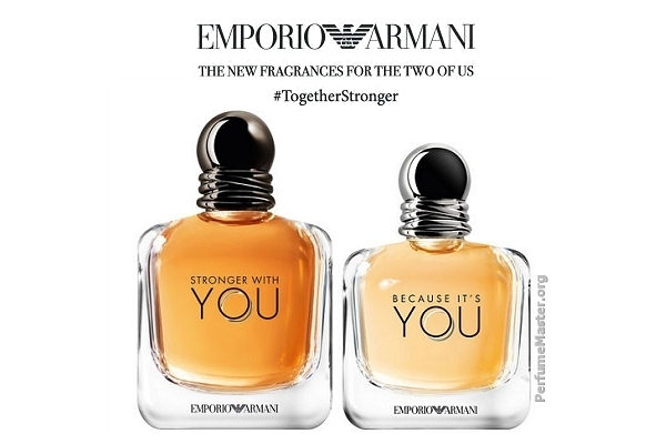 armani because it's you stronger with you