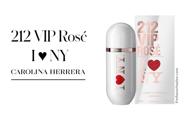 212 VIP Rose I Love NY New Carolina Herrera Fragrance